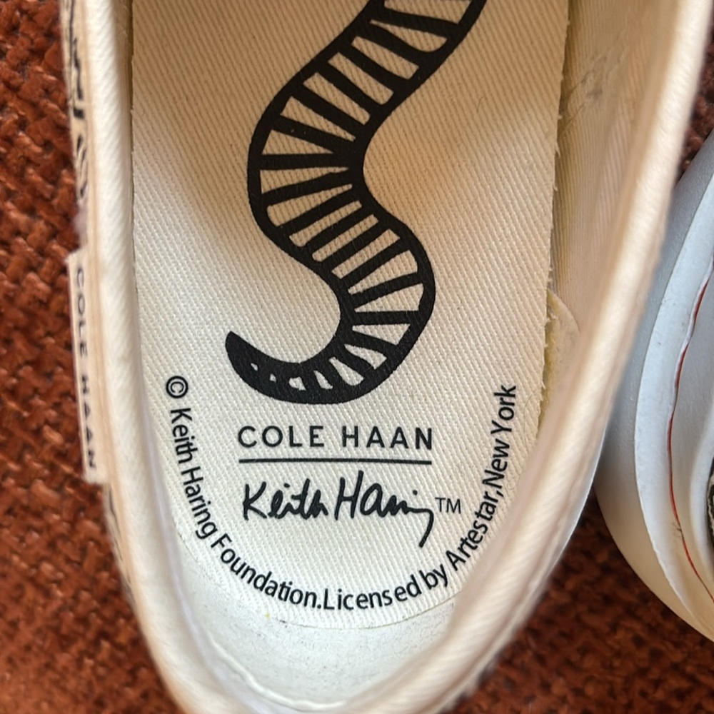 Cole Haan X Keith Haring Snake Grandpro Rally Sneakers Size 7 - Picture 7 of 10